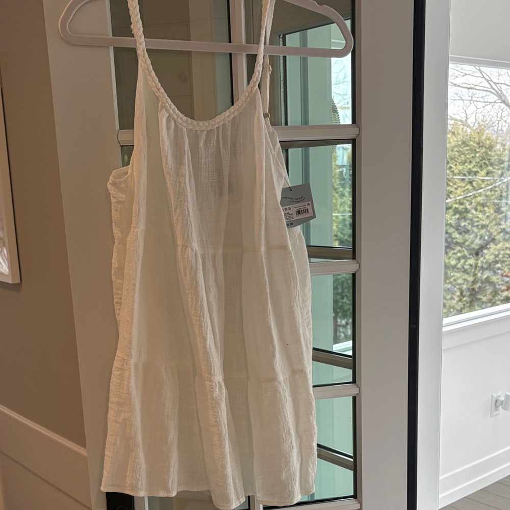 Shade & Shore White Textured Top